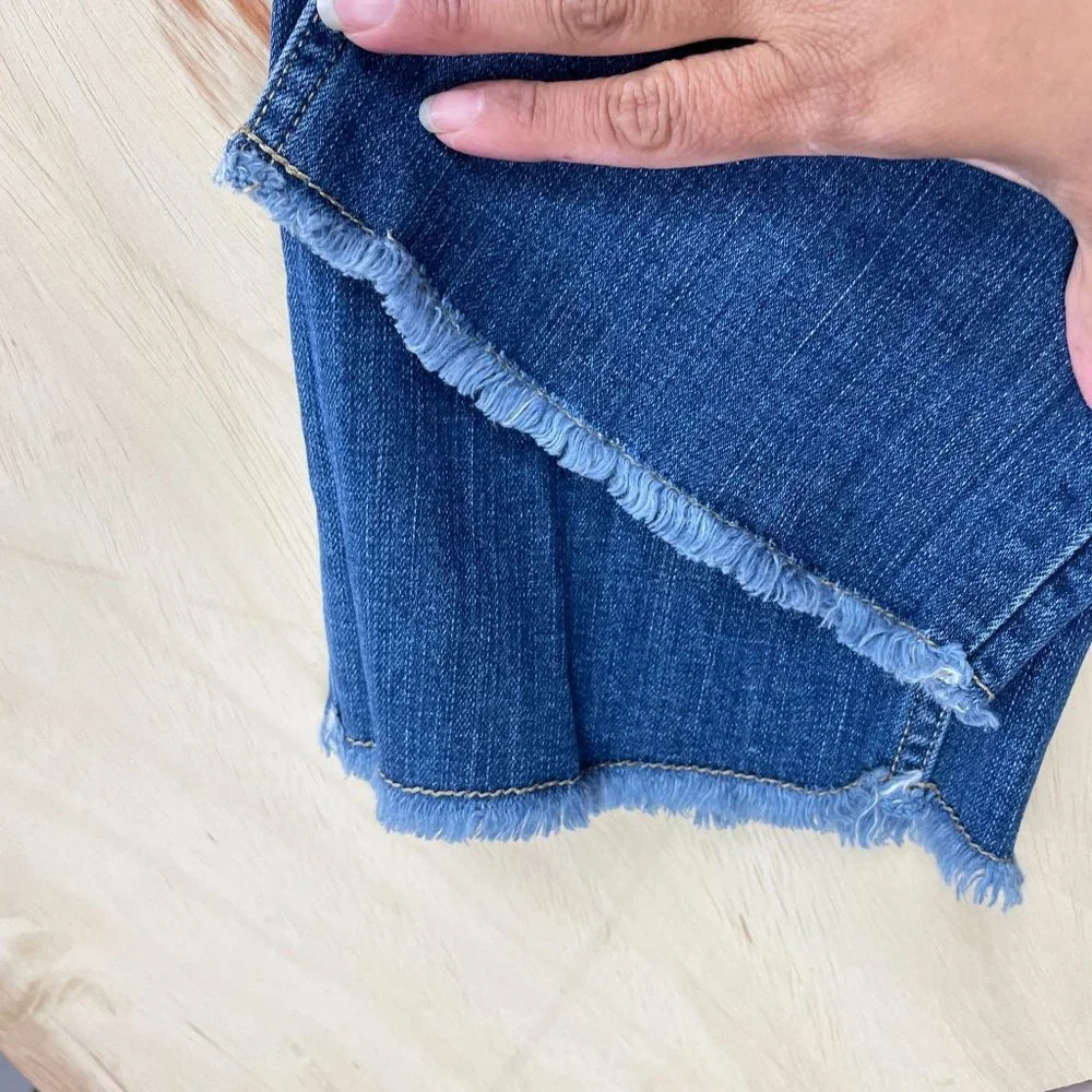 H&M Label of Graded Goods Jean Womens Sz 27 | 4 Raw Edge Mid-Rise 26" Inseam - Picture 4 of 8